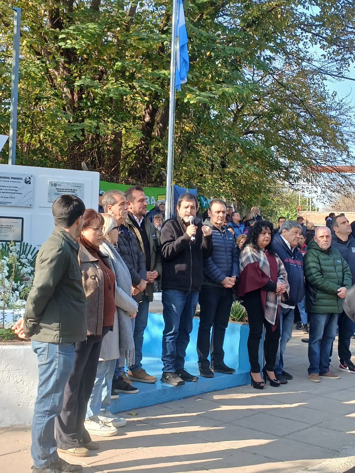 El PJ rindio homanaje a los fusilados de Jose Leon Suarez