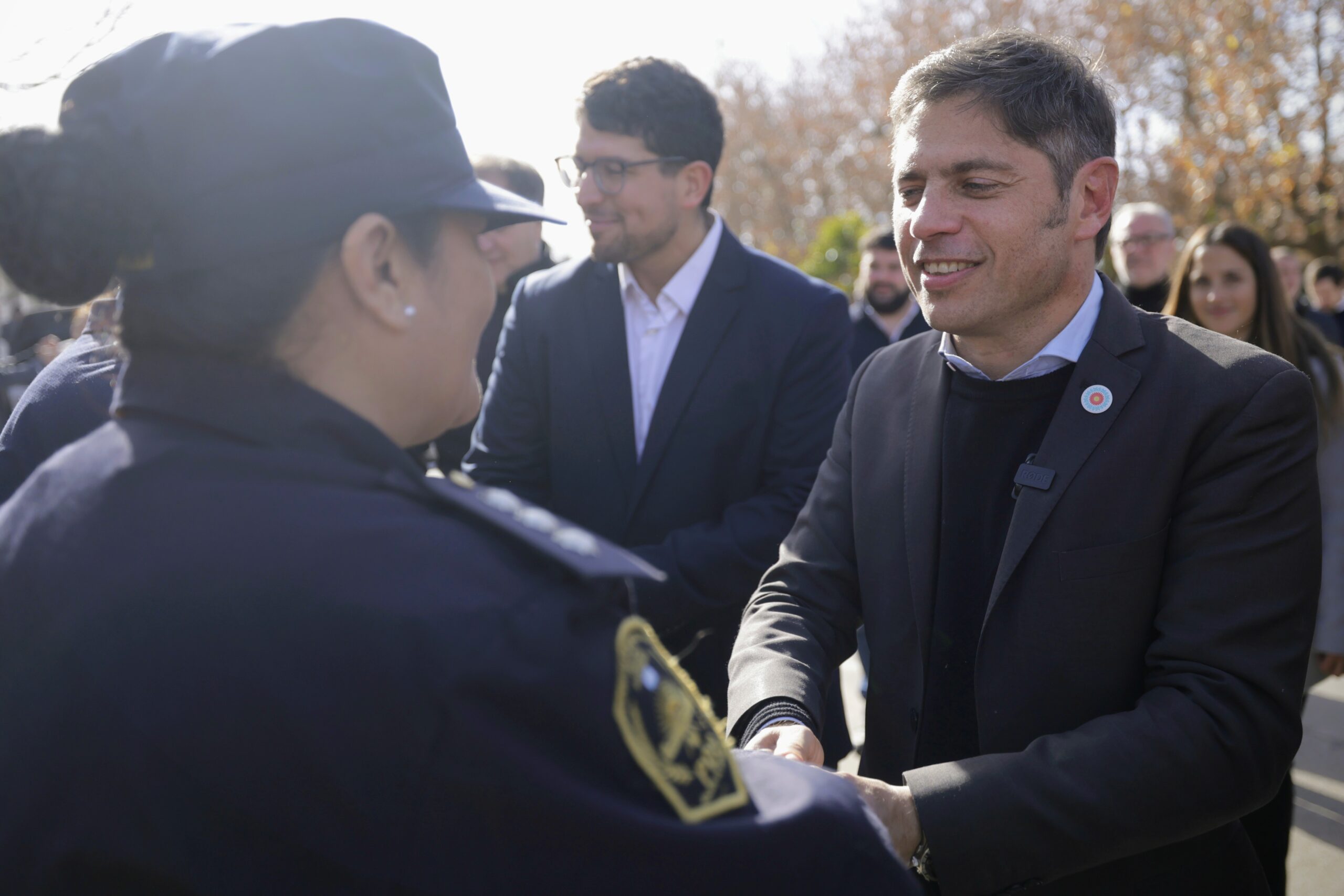 Kicillof entregó nuevos patrulleros para fortalecer la seguridad en Florentino Ameghino