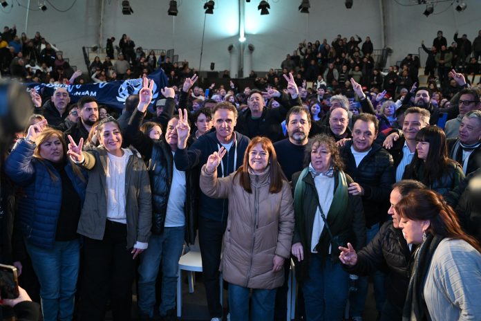 Gabriel Katopodis y Fernando Moreira lanzaron la campaña de Fuerza Patria en San Martín