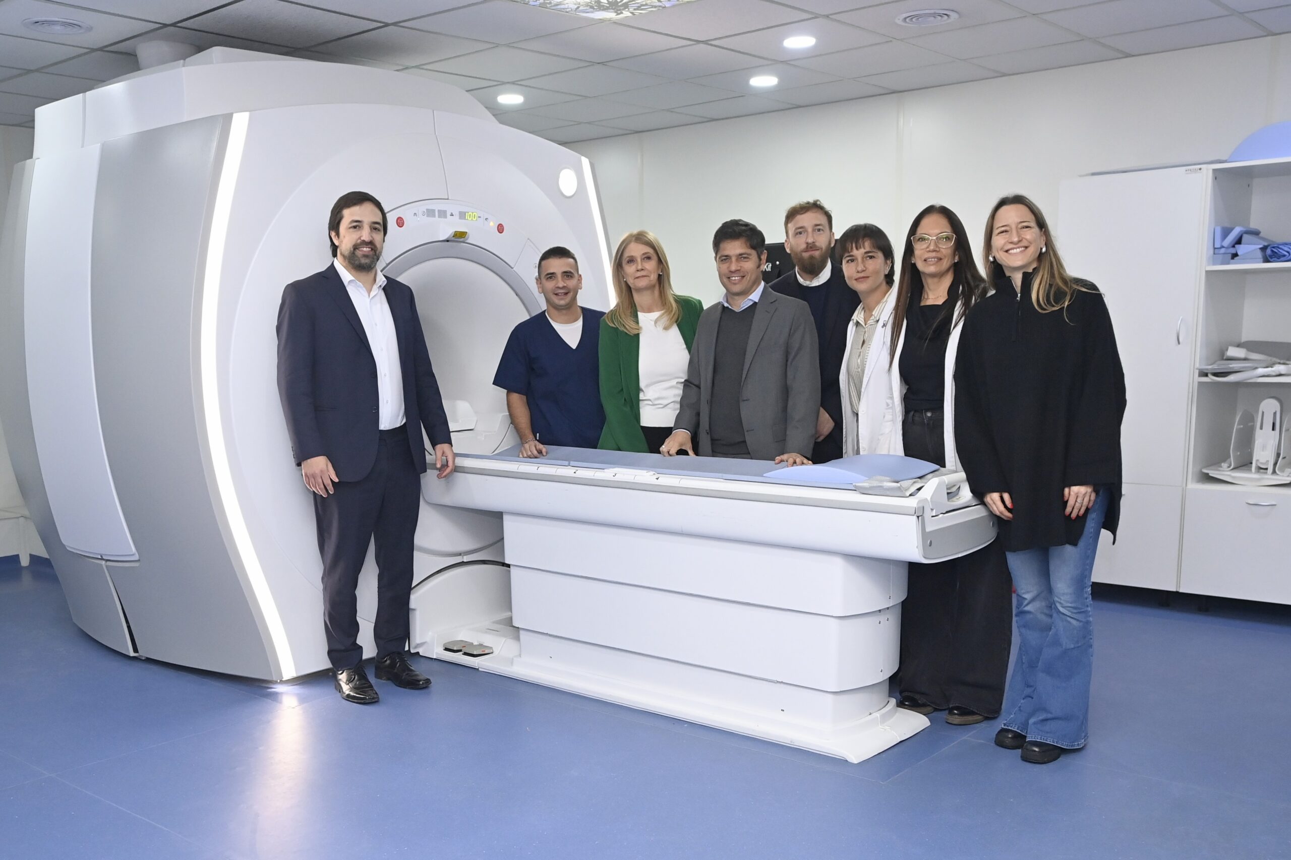 Kicillof inauguró la sala del nuevo resonador en el Hospital Gandulfo de Lomas de Zamora