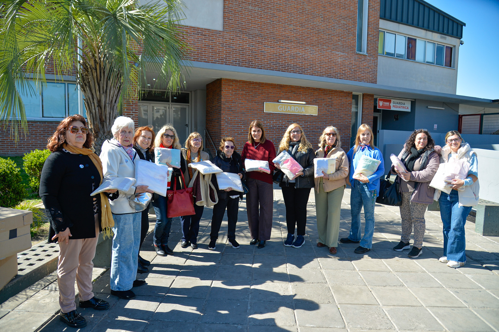 El Municipio de Tigre acompañó a las Mujeres Sanmartinianas en la entrega de ajuares en el Hospital Materno Infantil