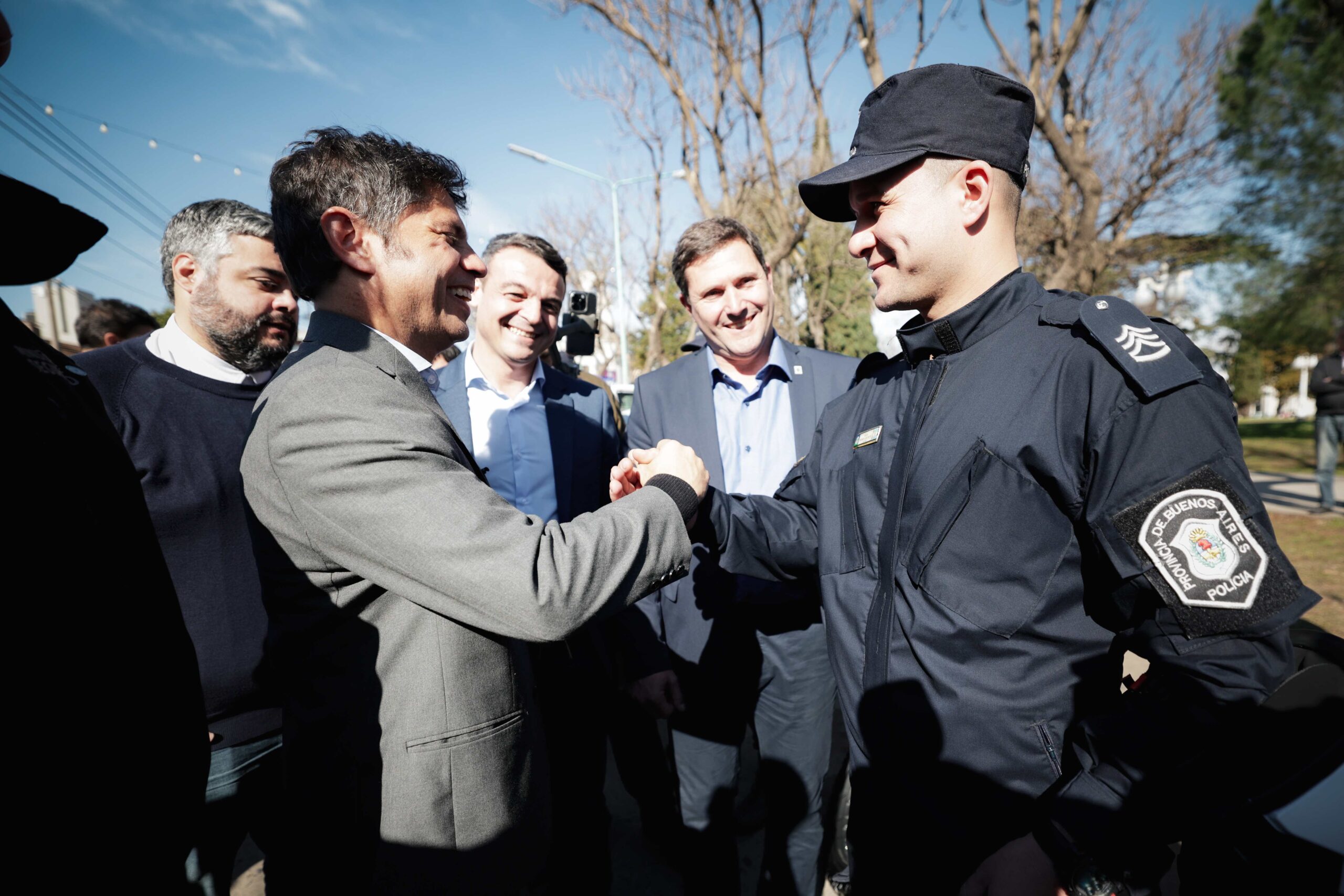 Kicillof puso en funcionamiento patrulleros y motos para reforzar la seguridad