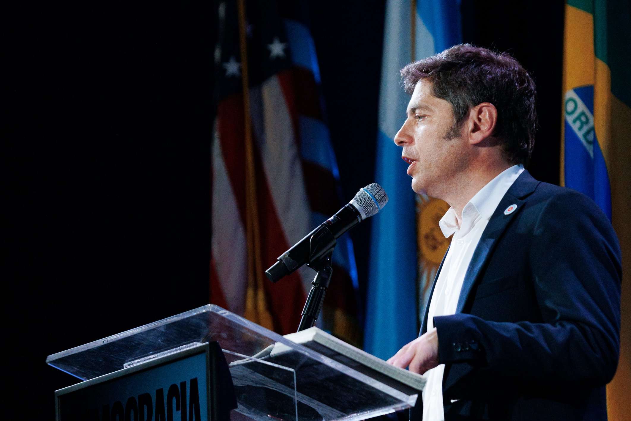 Kicillof participó de la jornada “Democracia siempre» en Nueva York