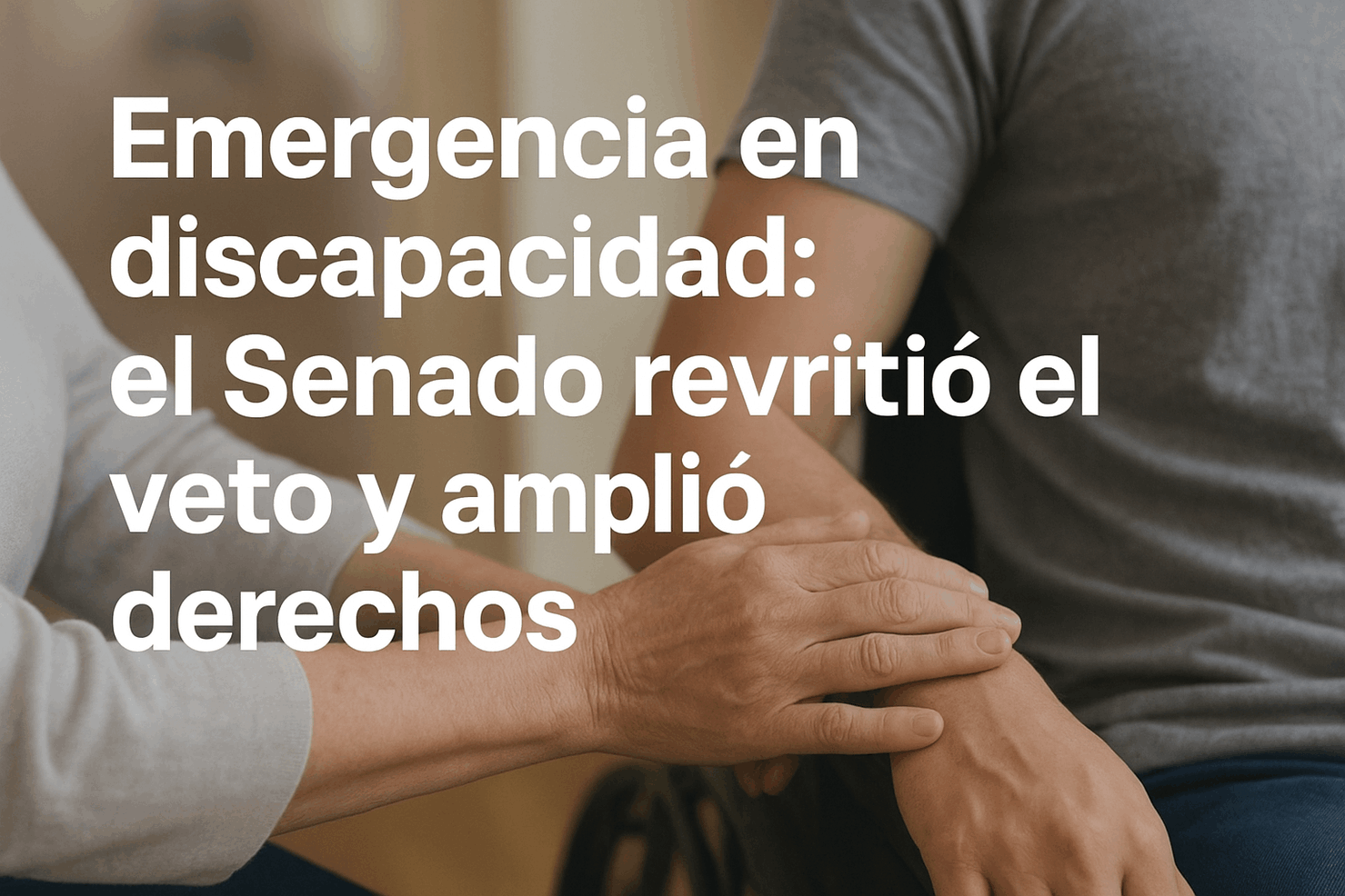 Senadores rechazaron veto a la emergencia en discapacidad con beneficios para PNC