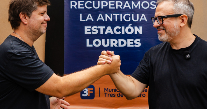 Recuperamos la vieja estación de Lourdes que estaba tomada