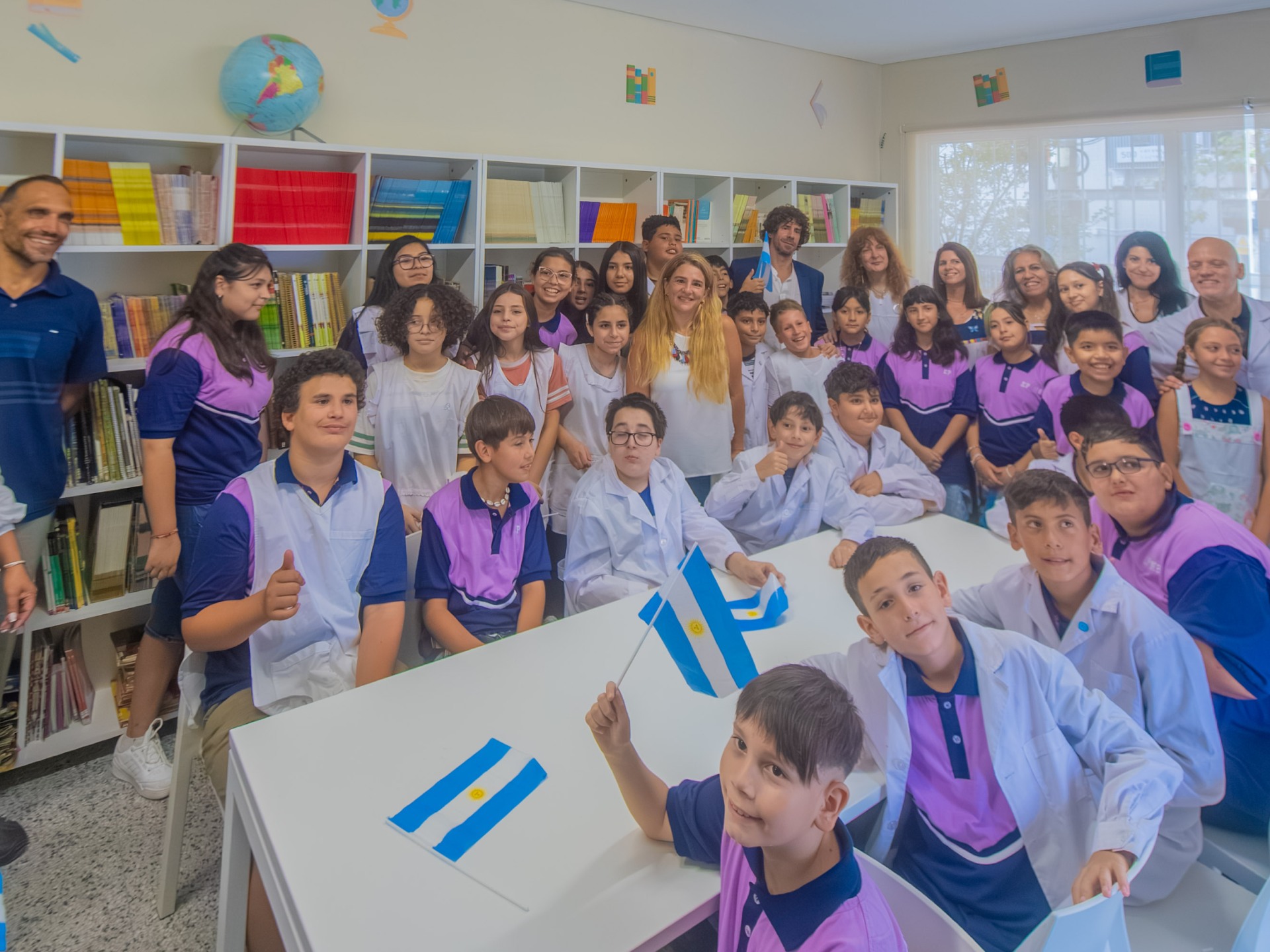 Juan Andreotti inauguró 7 Escuelas